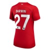 Original Fußballtrikot Liverpool 2023-24 Darwin 27 Heimtrikot Für Damen